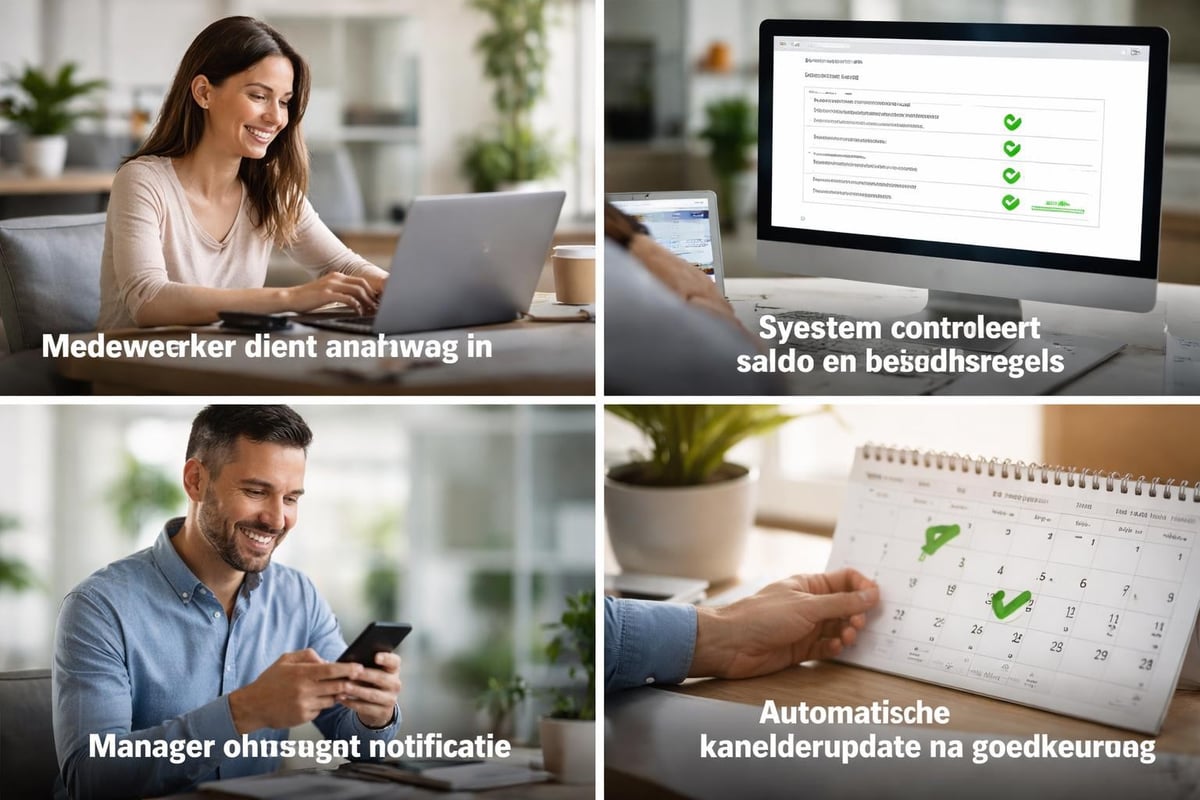 Verlofaanvraag goedkeuringsworkflow