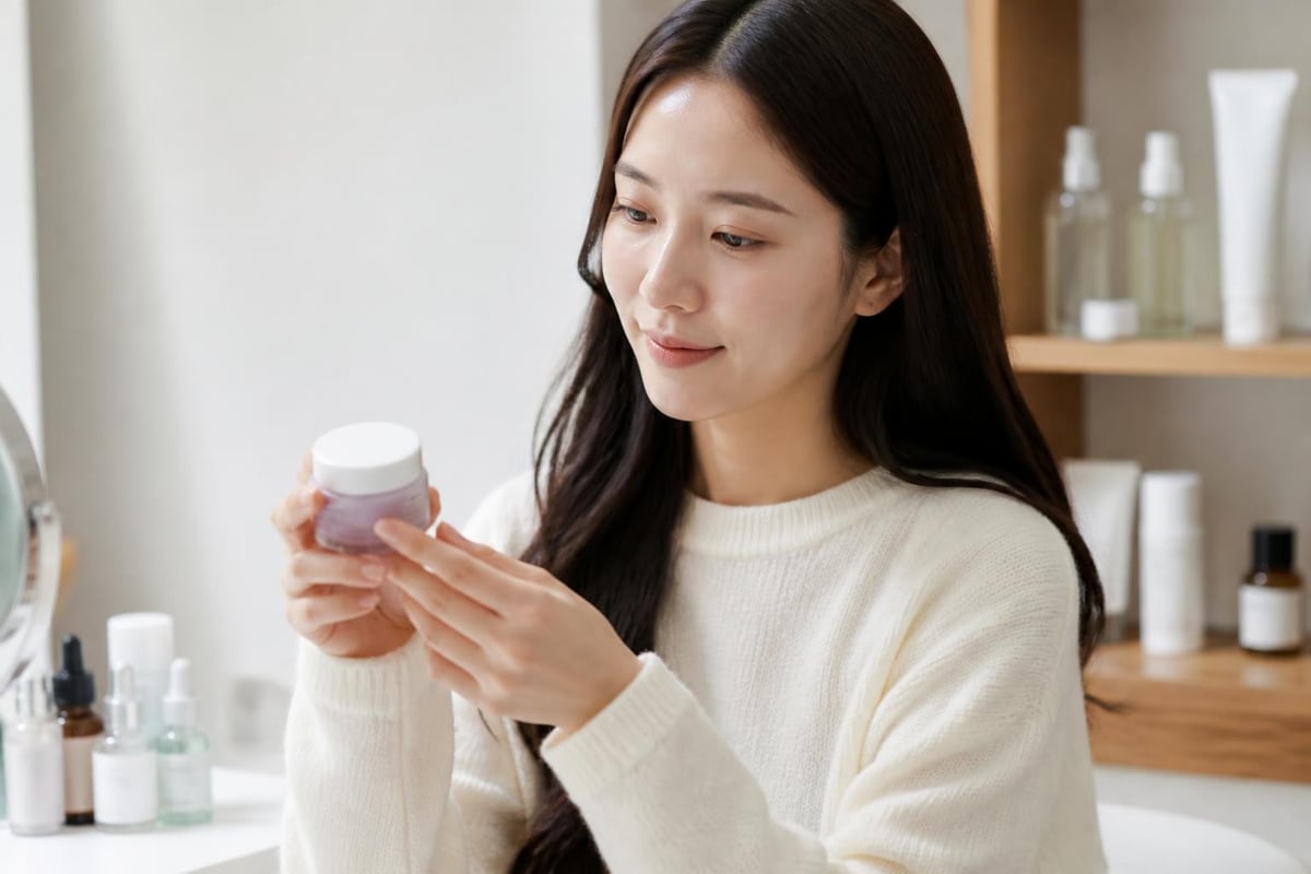 K-beauty product selection