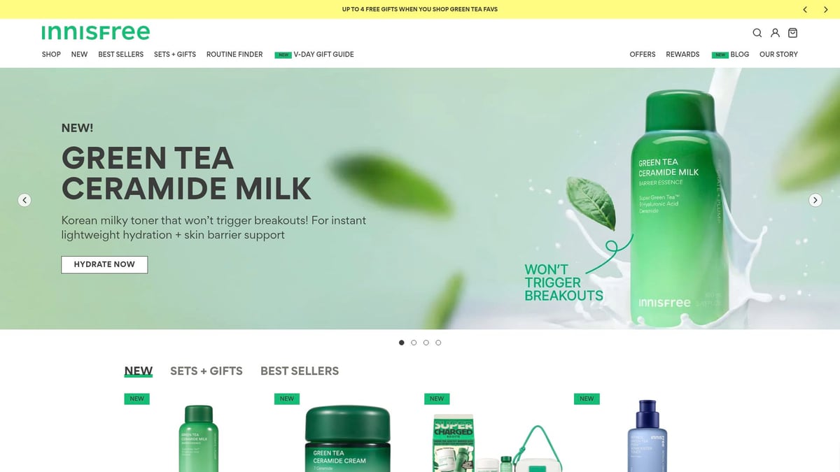 9 Must-Try Korean Beauty Products NZ for Glowing Skin 2026 - Innisfree Green Tea Seed Serum