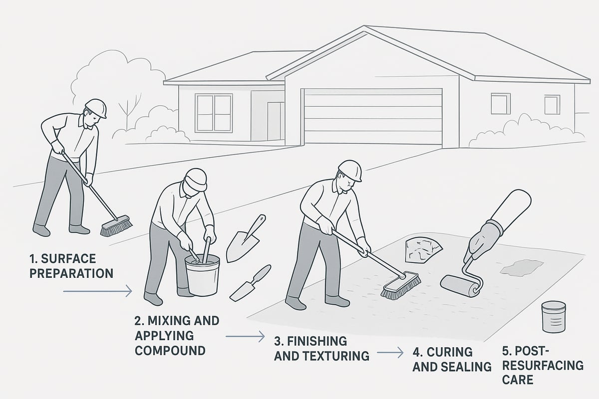 Step-by-Step Driveway Resurfacing Process