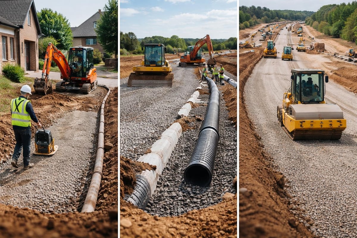 Earthworks across project scales