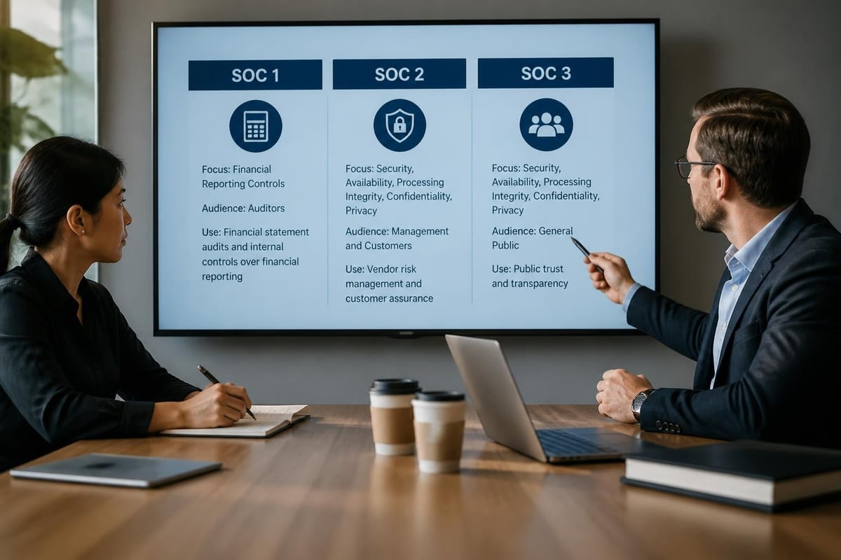 SOC report framework comparison