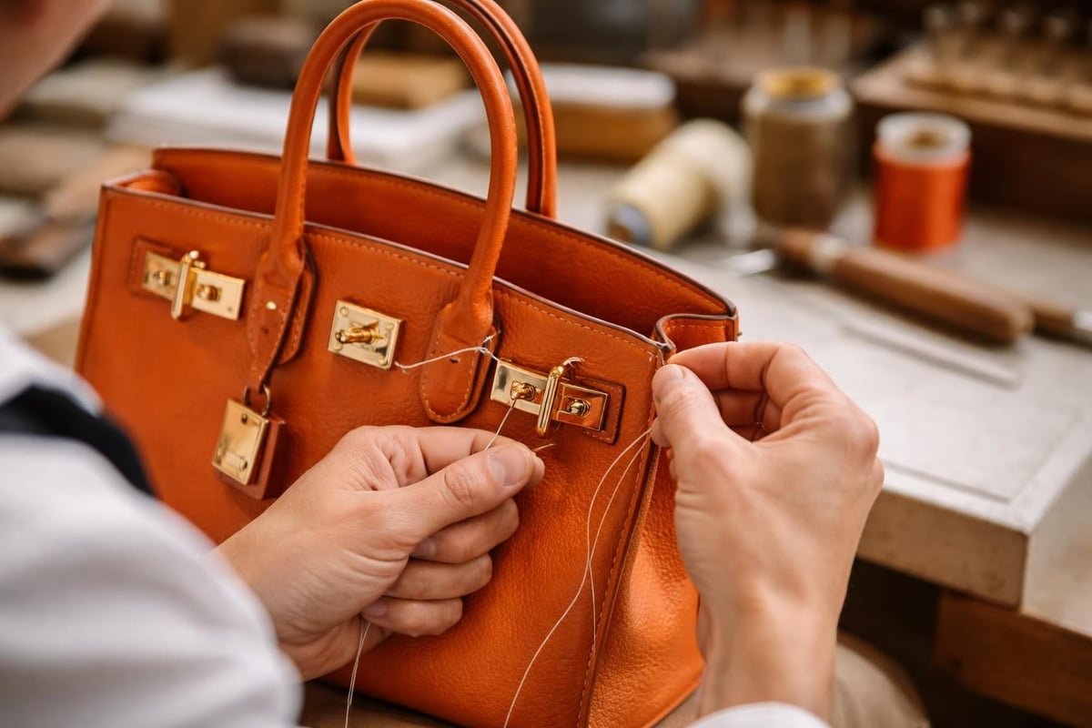Hermès Birkin bag craftsmanship process