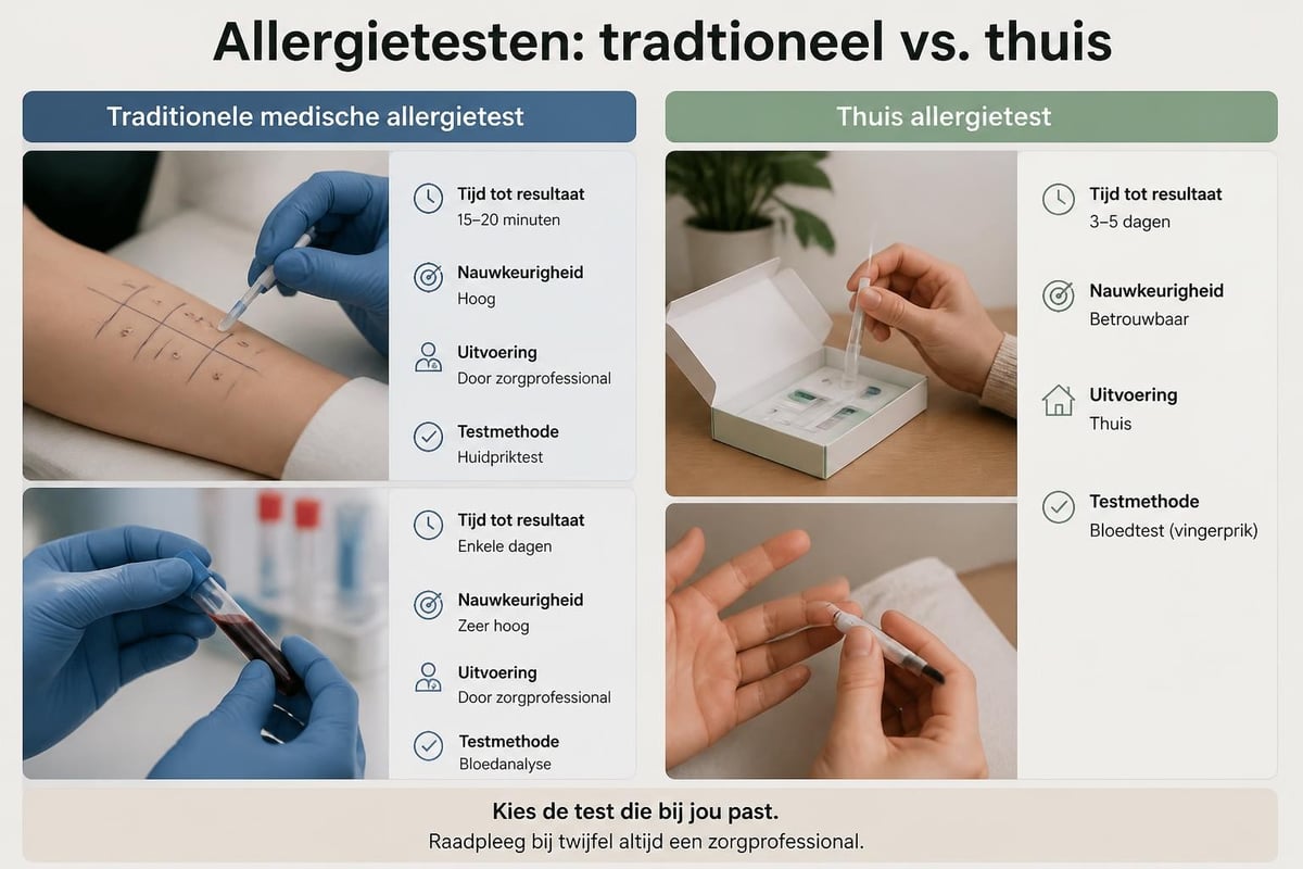 Allergietest vergelijking