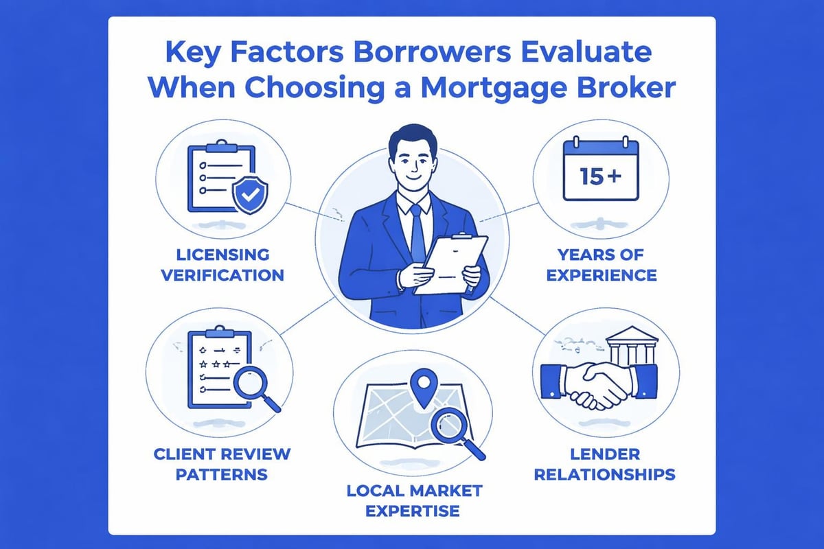 Mortgage broker selection criteria