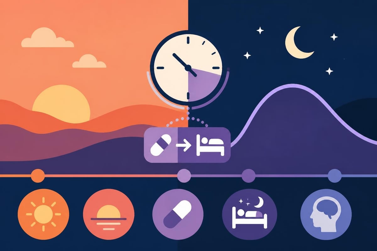 Melatonin dosing timeline