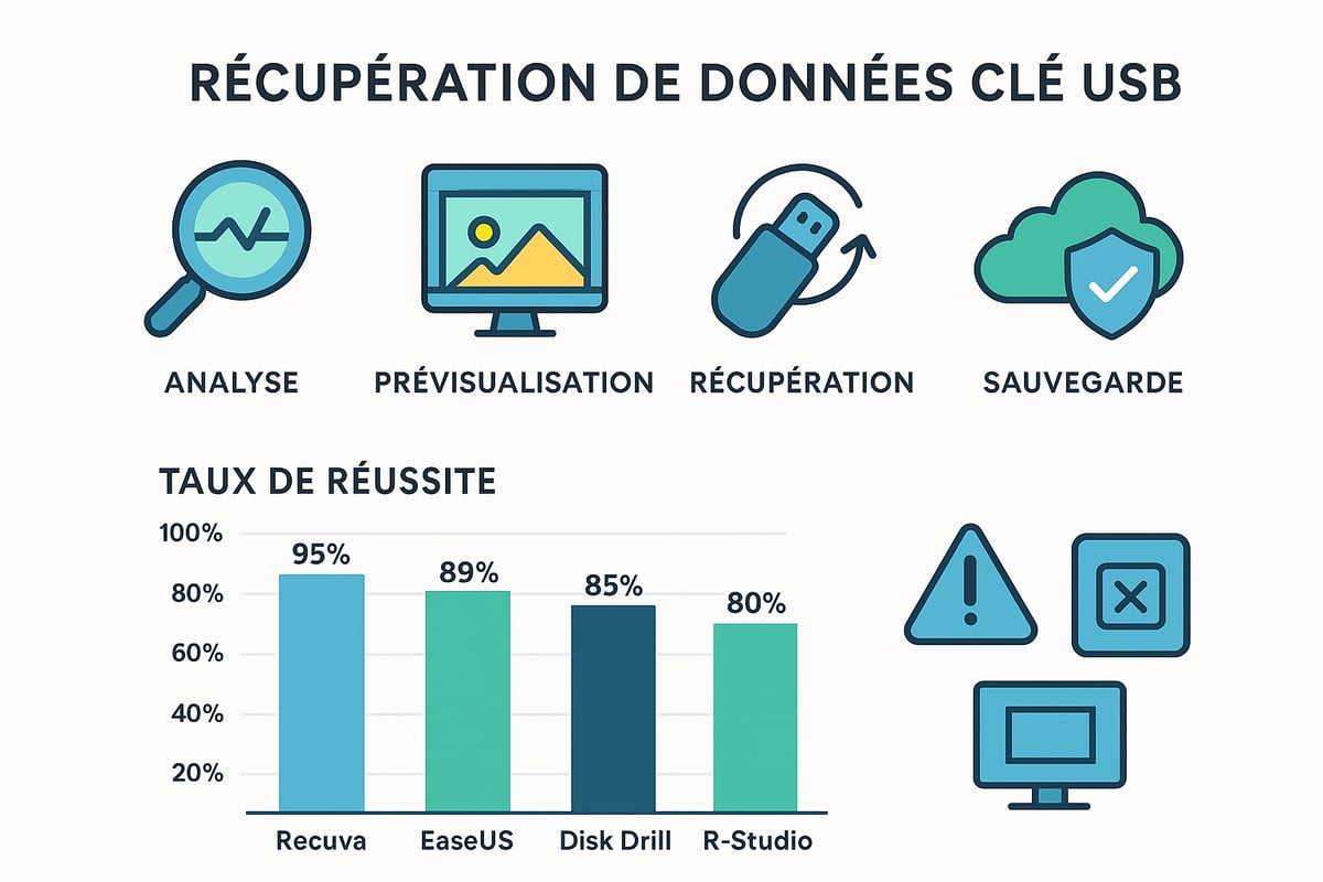 Solutions Logicielles de Récupération de Données Clé USB