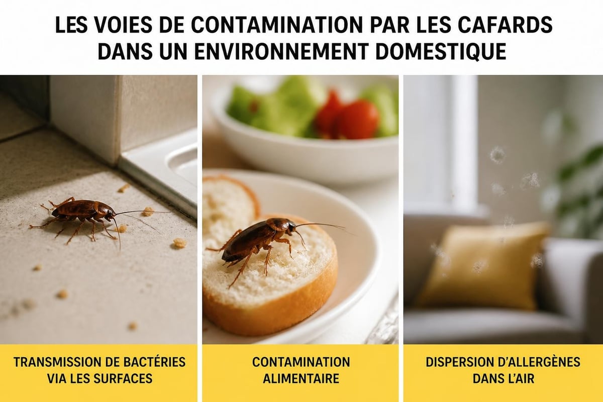 Risques sanitaires des cafards