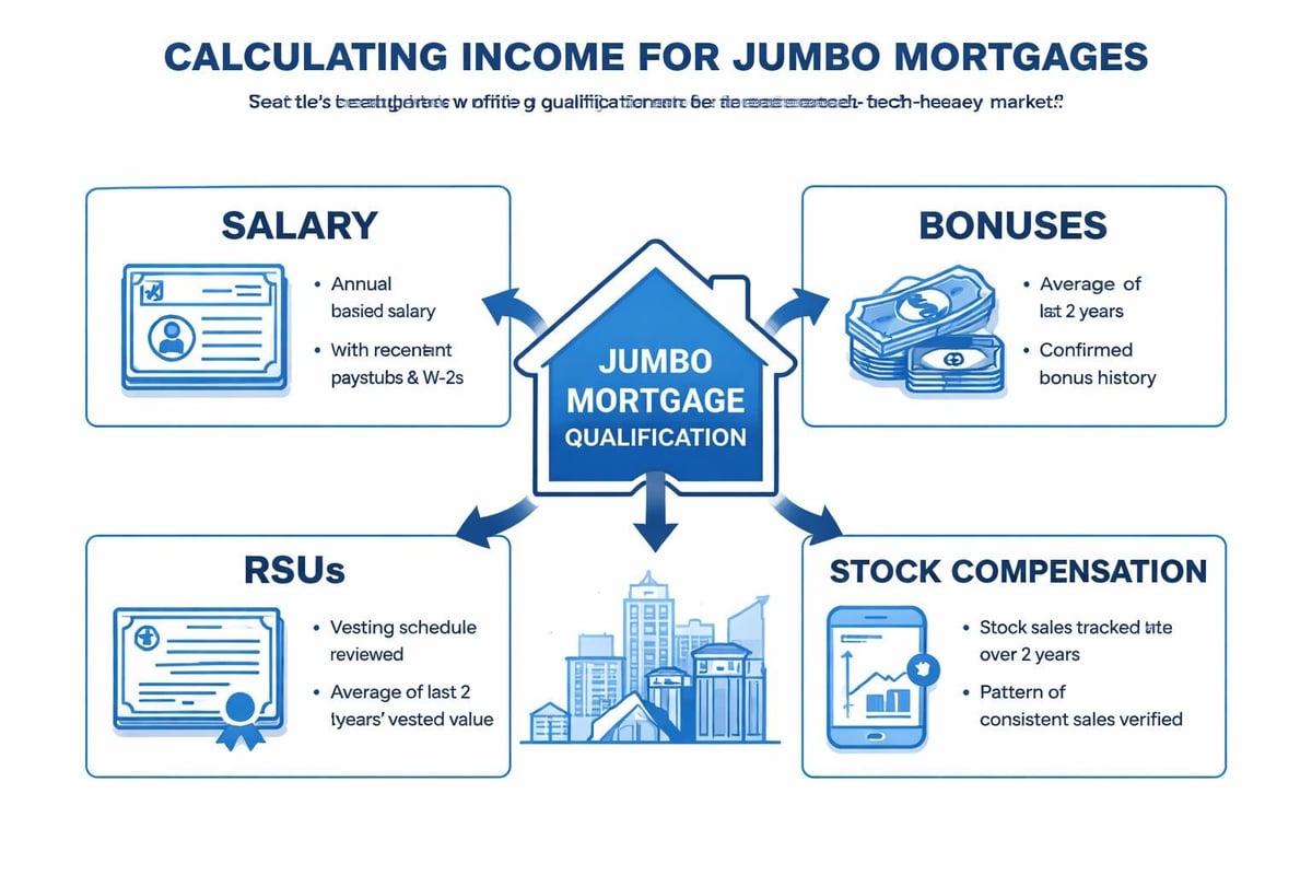 Income qualification for jumbo loans