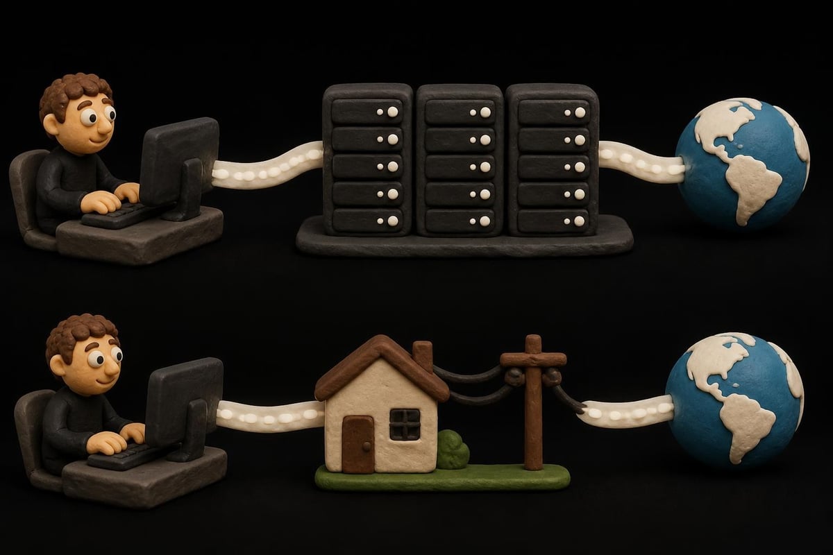 Datacenter proxy routing