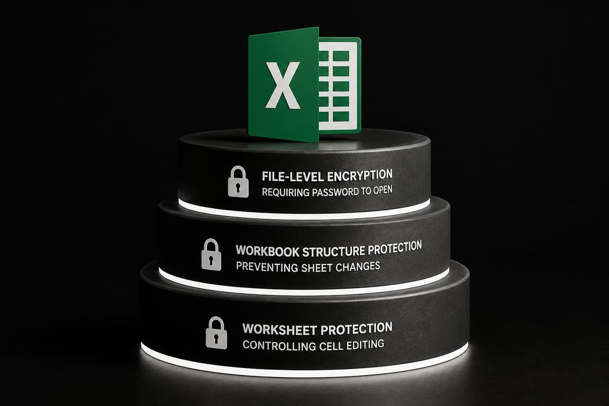Excel password protection levels