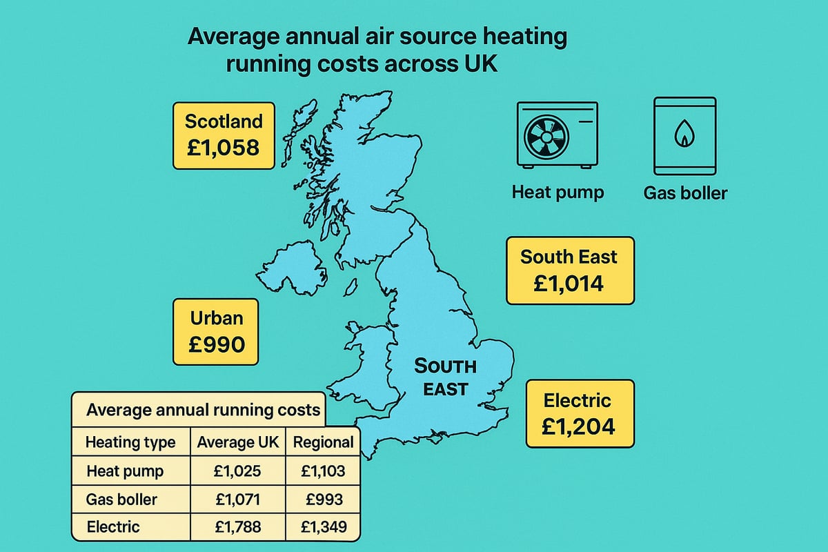 Average Air Source Heating Running Costs in the UK (2026)