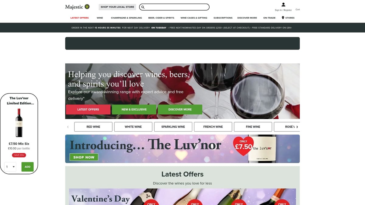 7 Essential Deliver Wine to Me Services for 2026 - Majestic Wine at Home