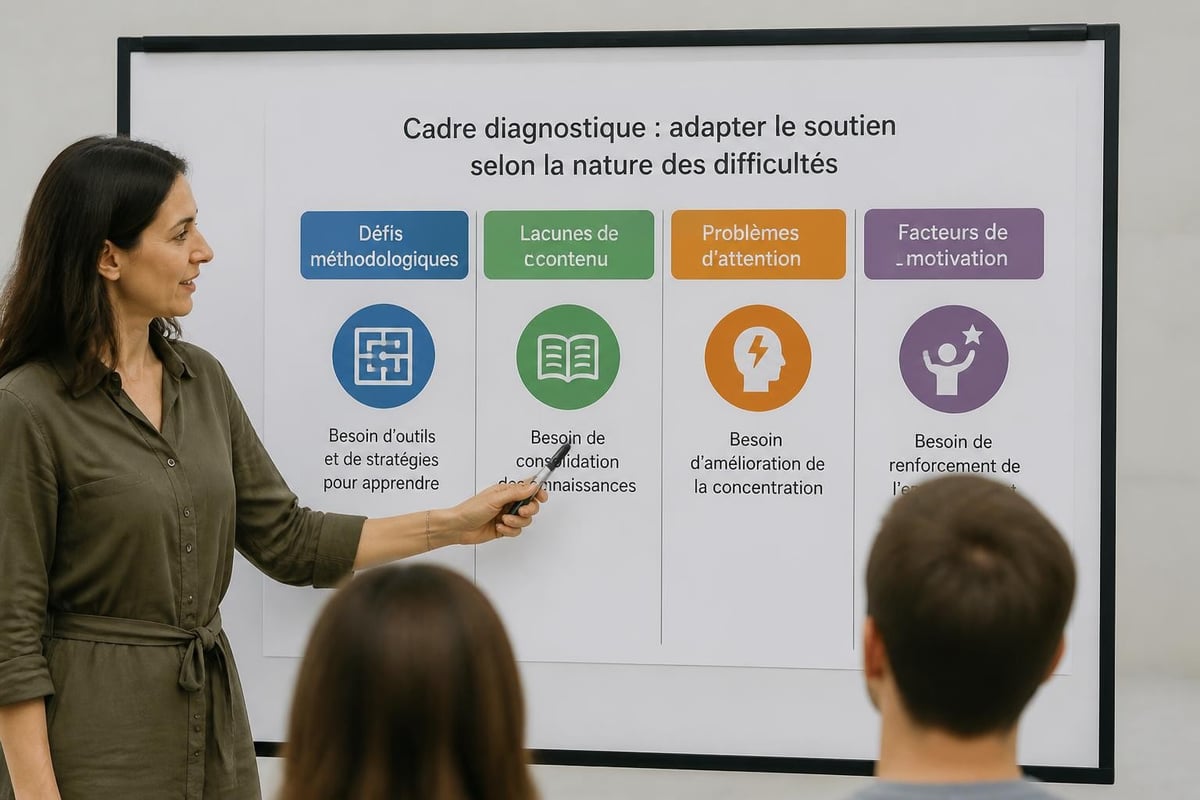 Types de difficultés scolaires