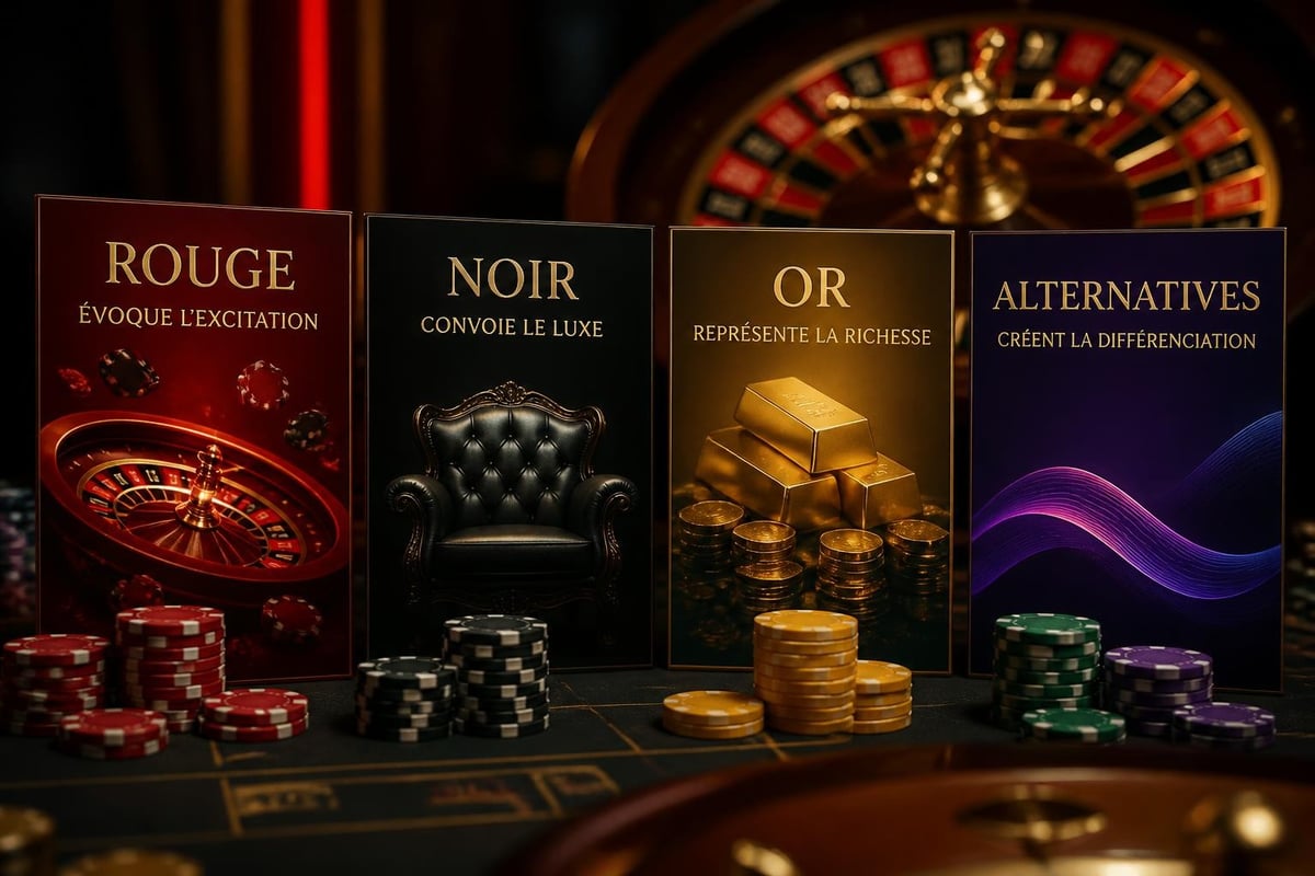 Color psychology in live casino branding