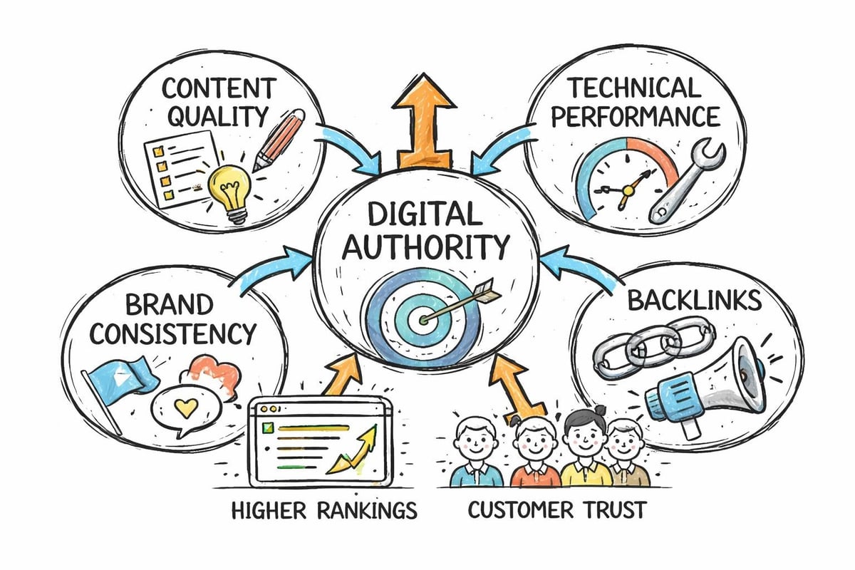 Authority building metrics