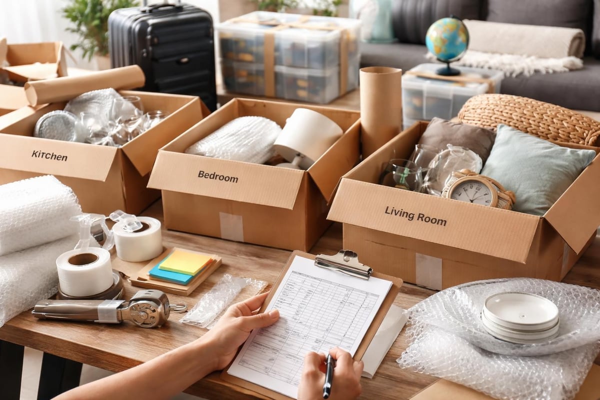 Organisation de l'emballage