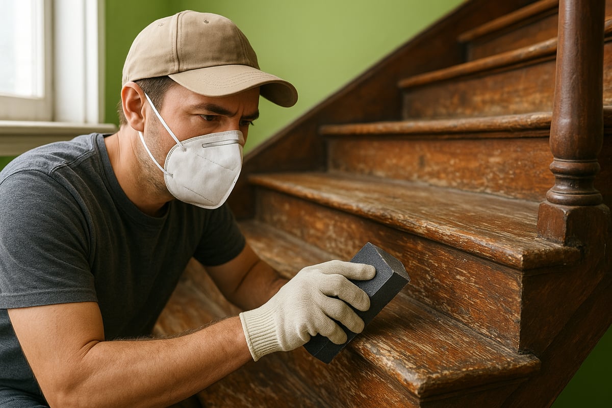Pourquoi et quand poncer un escalier en bois ?