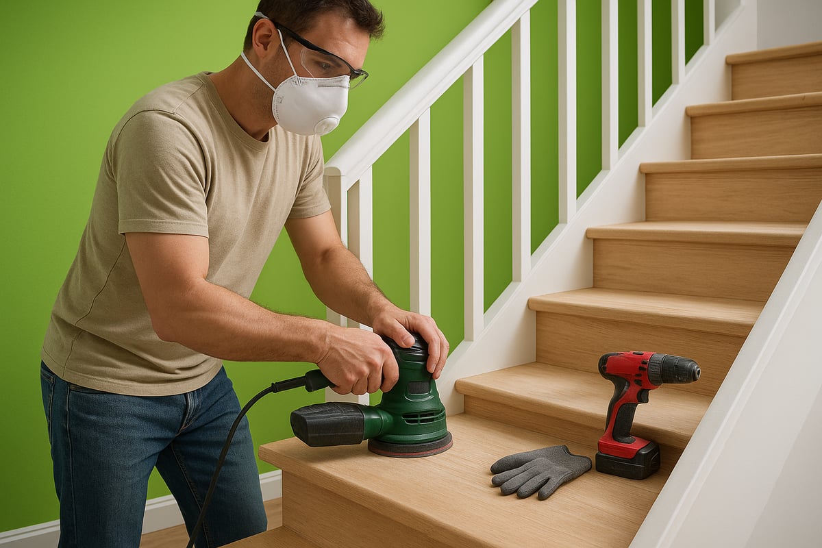 Les étapes chronologiques du ponçage d’un escalier en bois