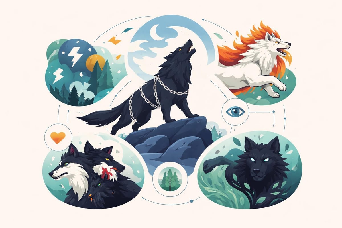 Fenrir's thematic connections across cultures