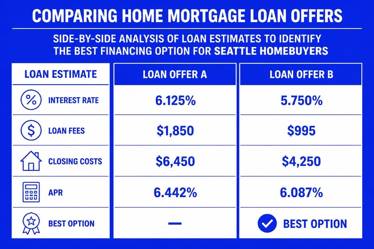 Mortgage shopping process