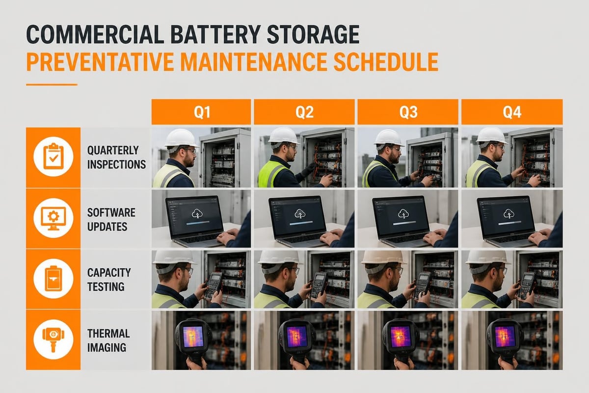 Battery maintenance workflow