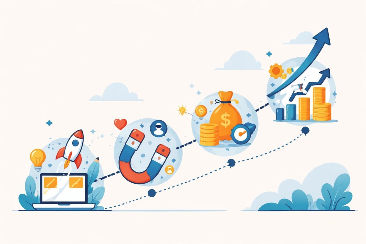 Blog growth timeline