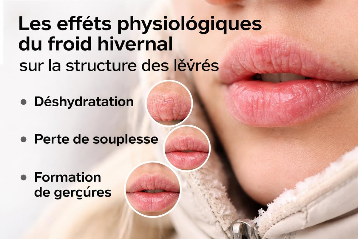 Impact du froid hivernal sur les lèvres
