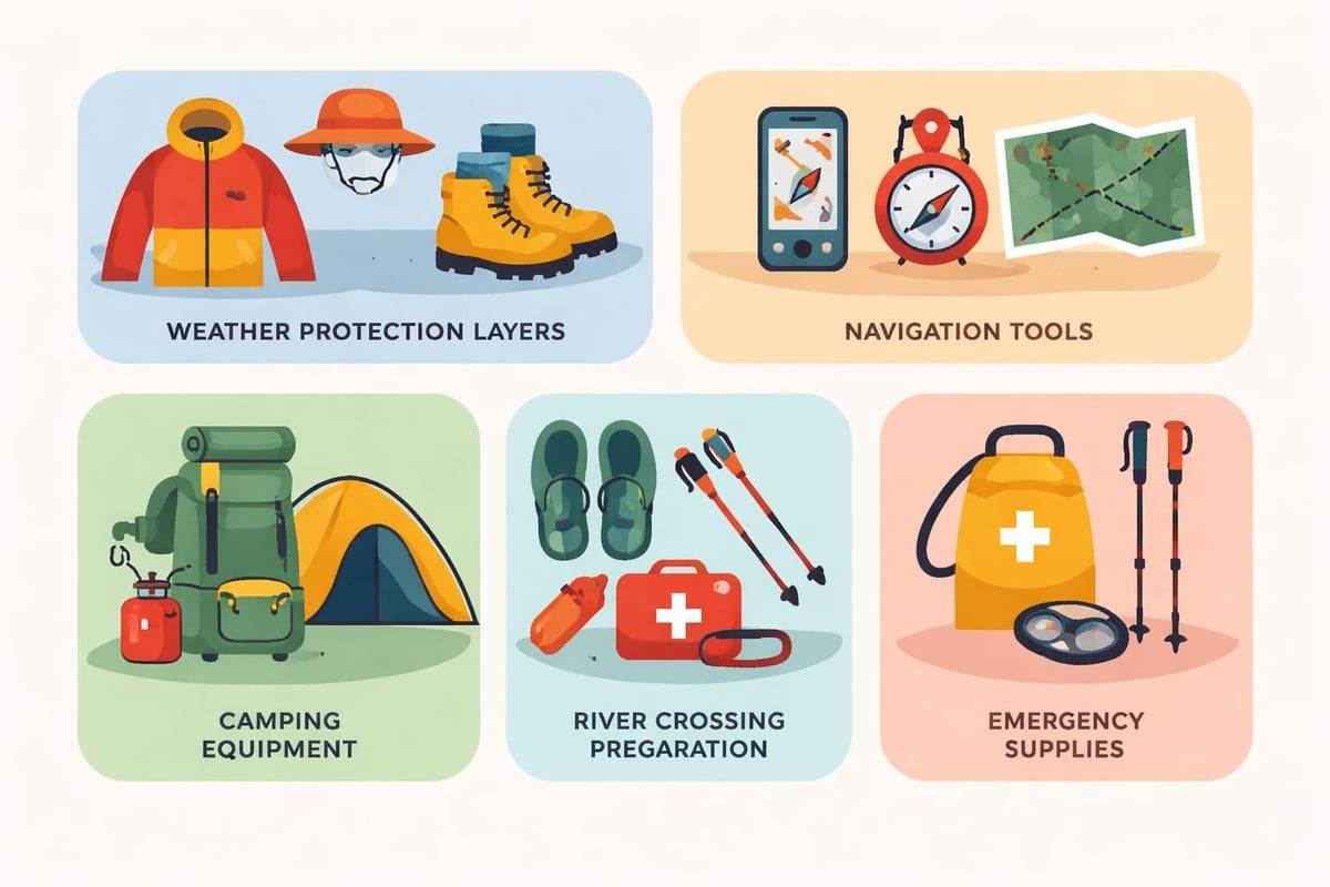 Laugavegur hiking gear essentials