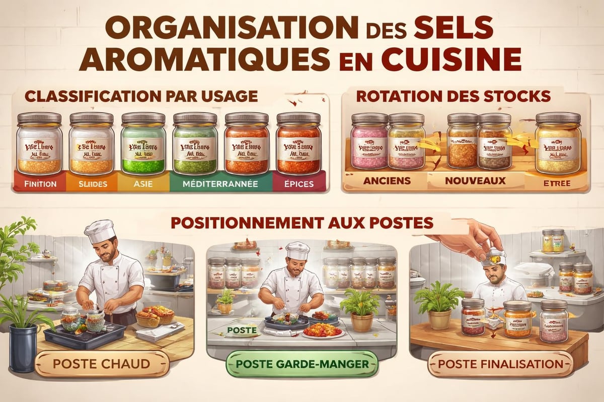 Organisation sels aromatiques