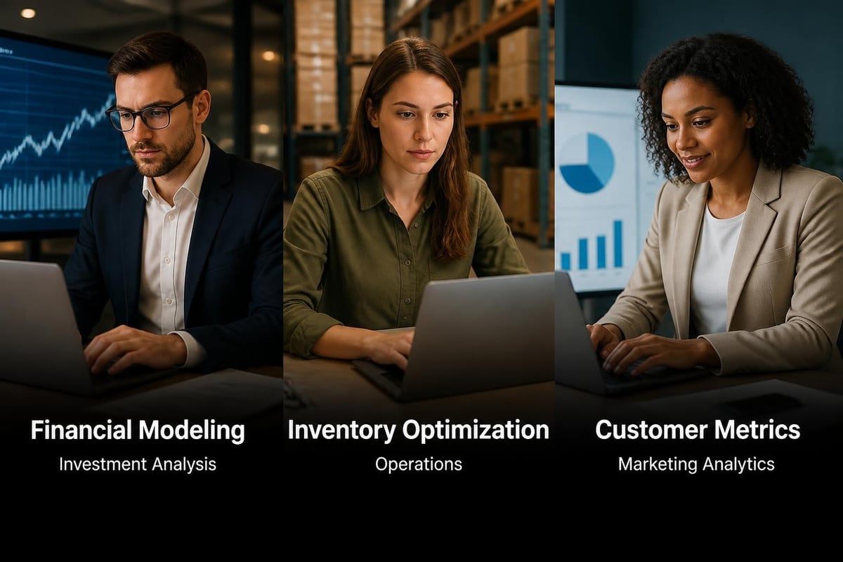 Industry-specific Excel formula applications