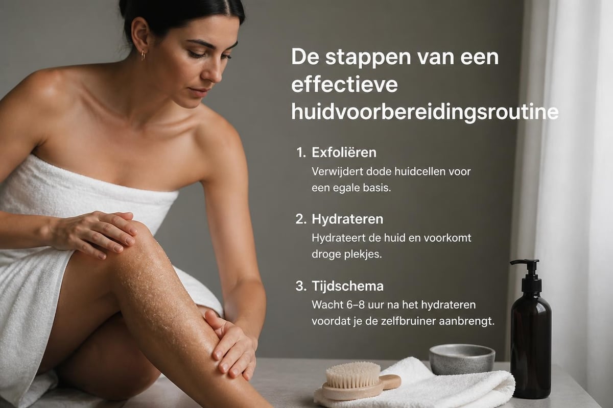 Huidvoorbereiding voor zelfbruiner