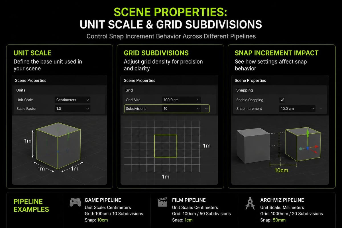 Scene unit configuration