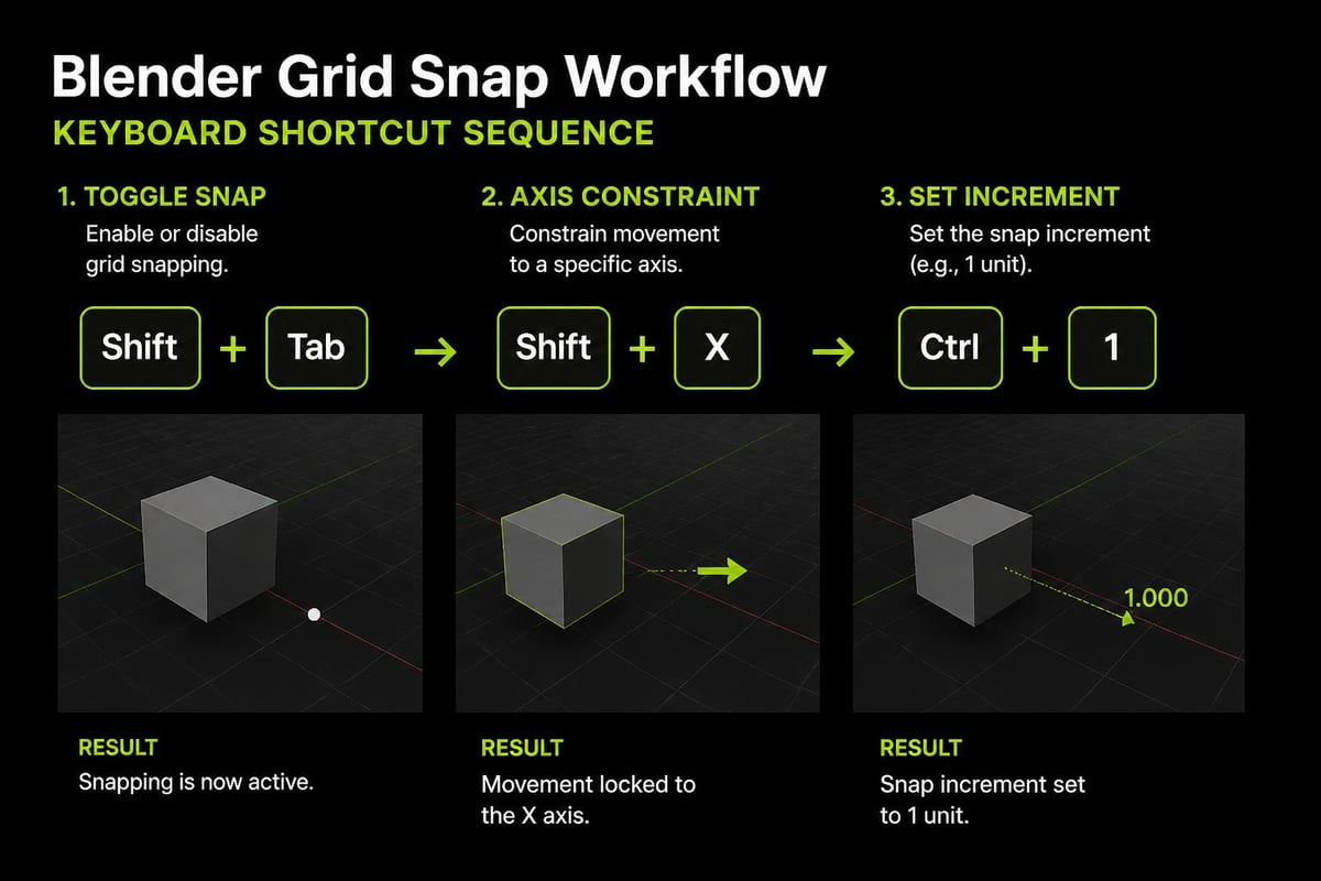 Keyboard shortcut workflow