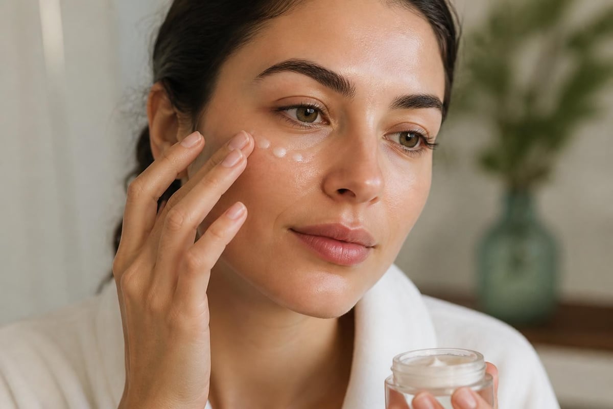 Eye and lip care routine