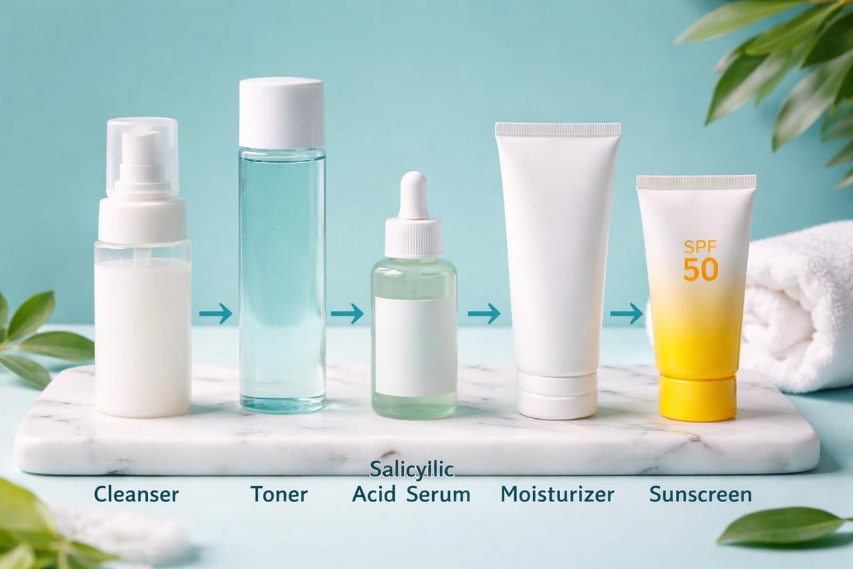 Layering skincare products