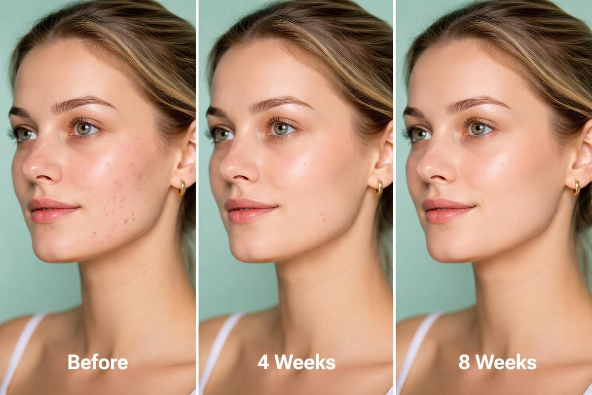 Skin transformation timeline