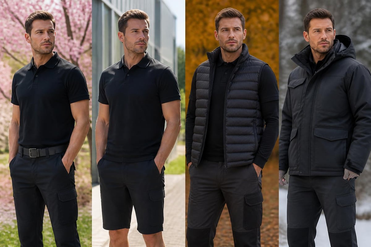 Seasonal layering with work polos