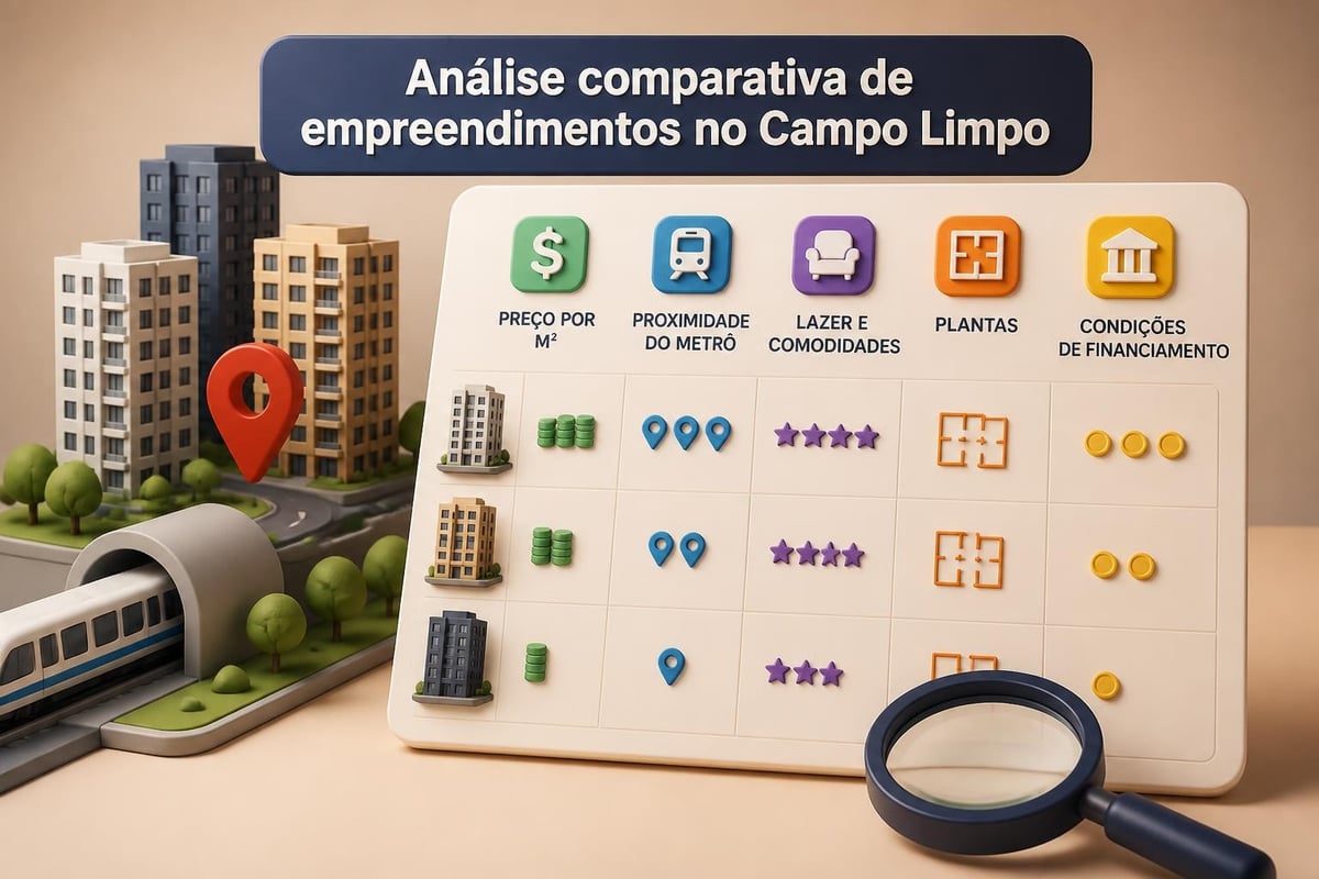 Análise comparativa de empreendimentos