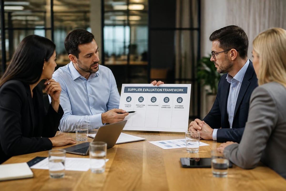 Supplier evaluation framework
