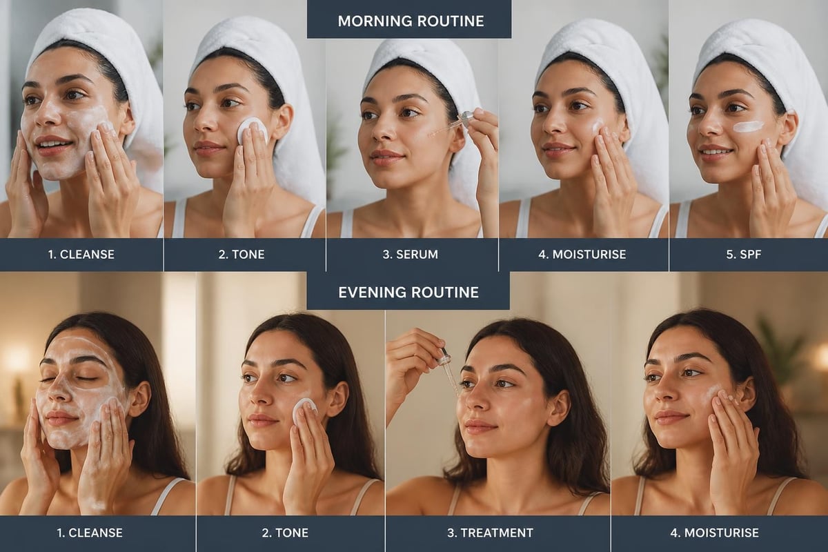 Morning and evening routine order
