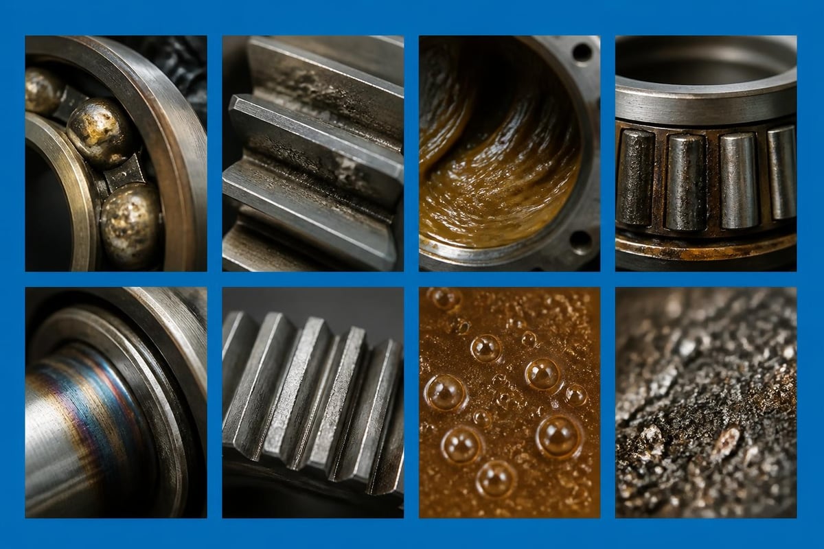 Gearbox failure diagnostic process