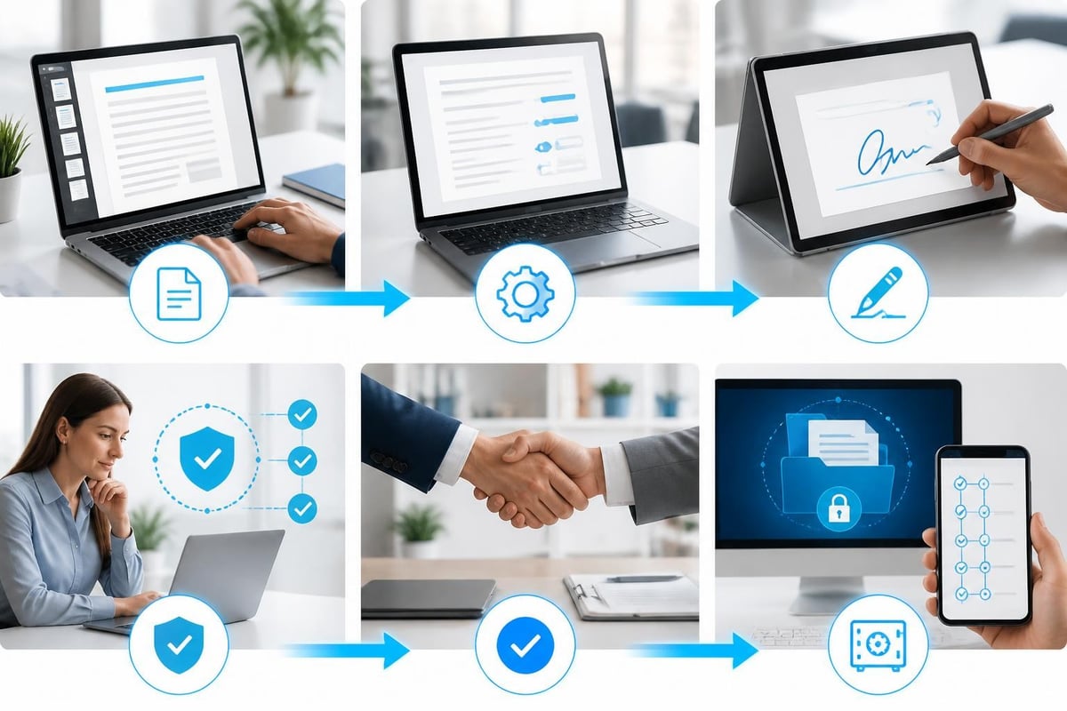 Contract execution workflow