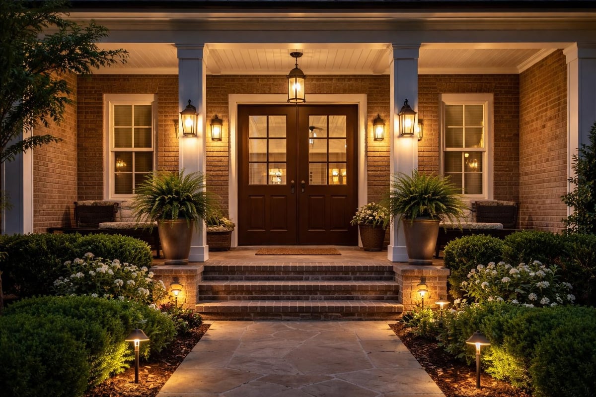 Porch lighting layers