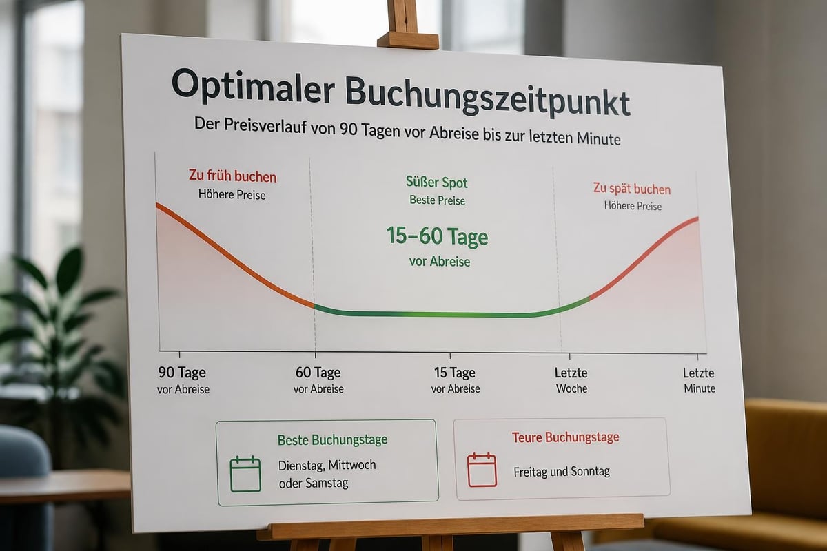 Beste Buchungszeitpunkte