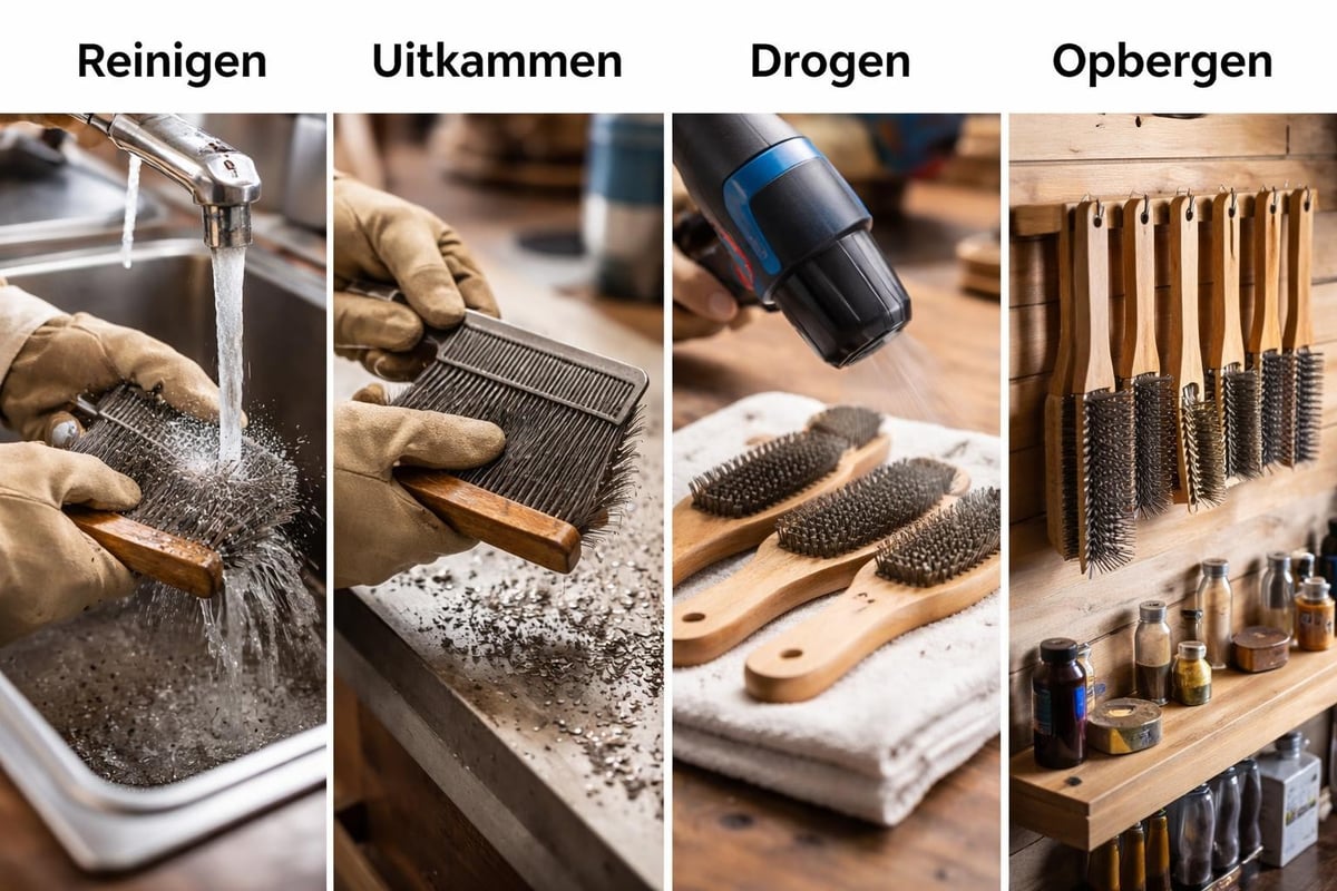 Onderhoud schuurborstel workflow