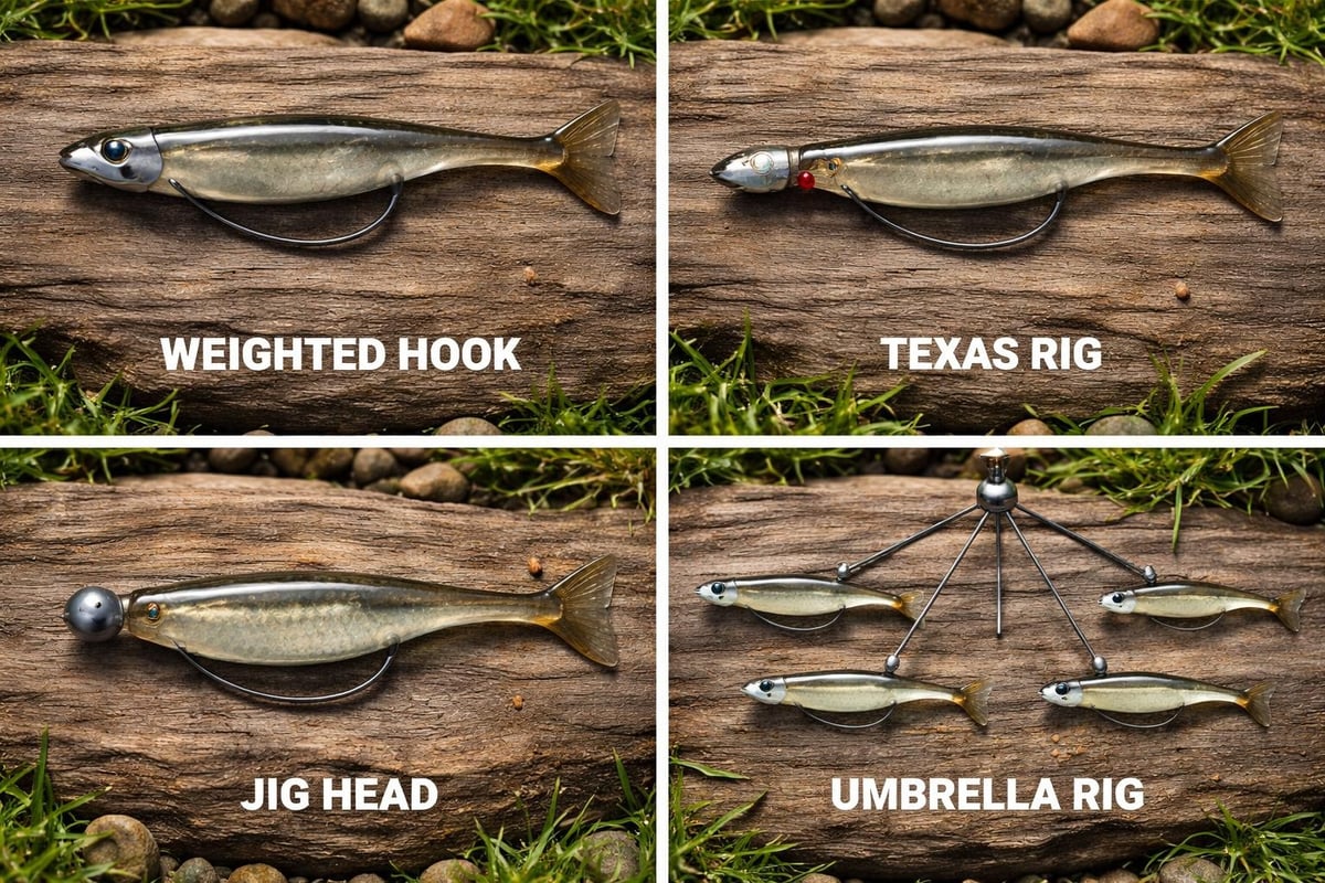 Easy Shiner rigging options