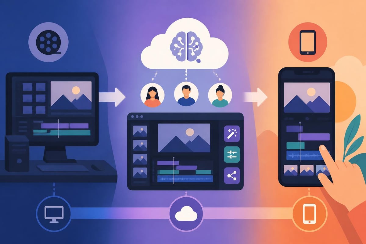 Evolution of video editing workflows