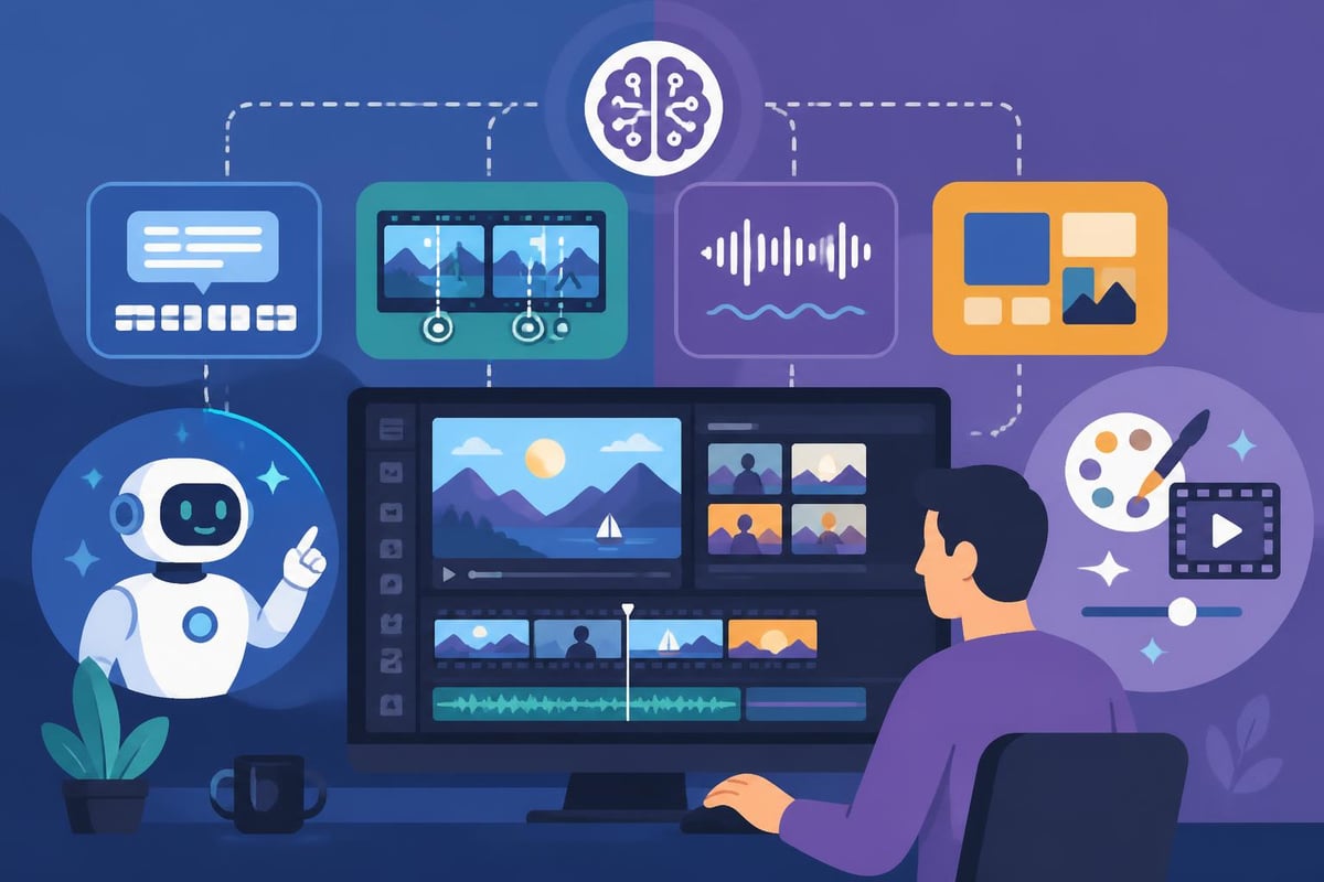 AI video editing features