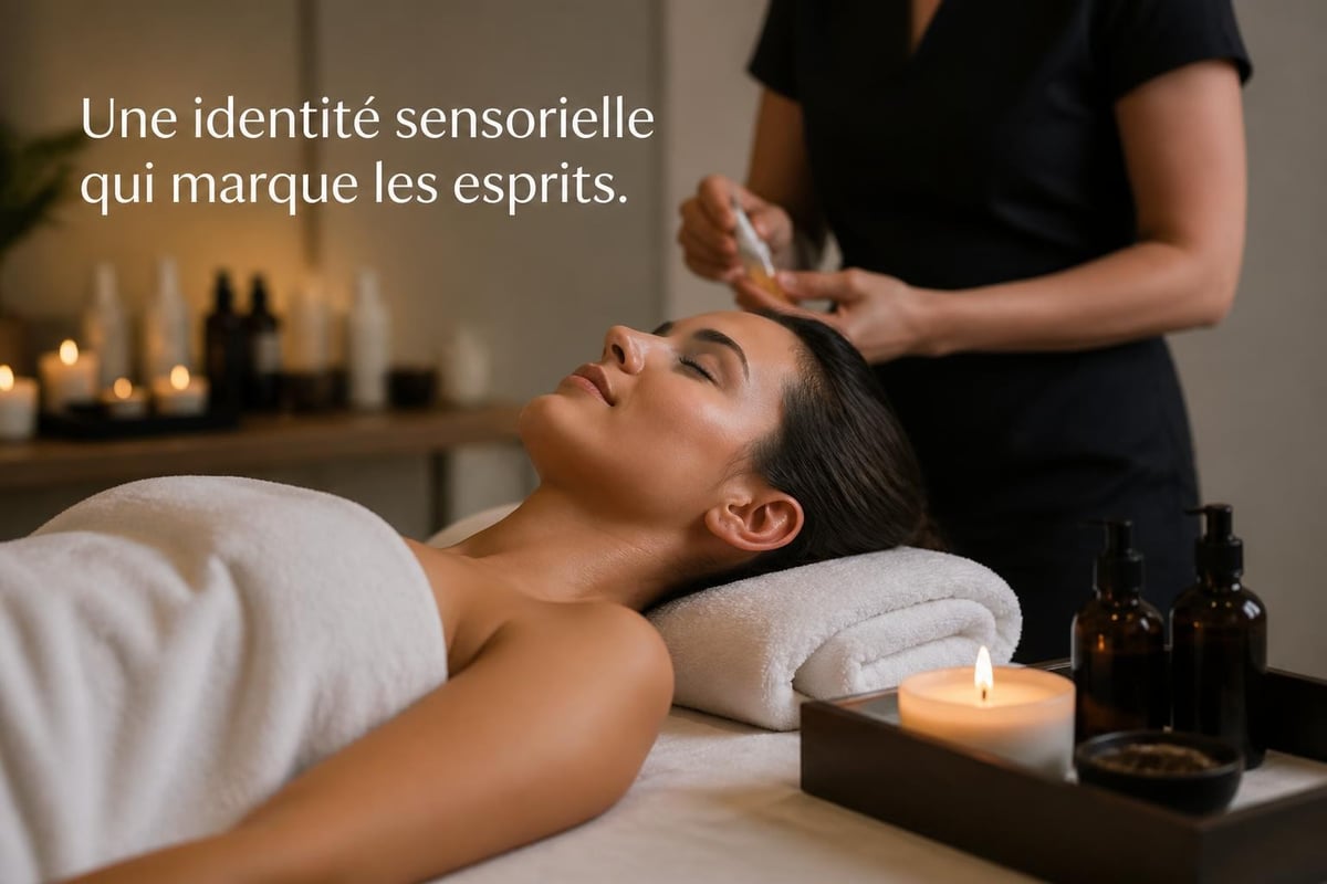 Brand identity for hotel spa
